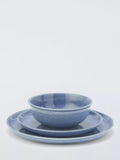 John Lewis Iona blue stoneware side plate 21.5cm, UK version