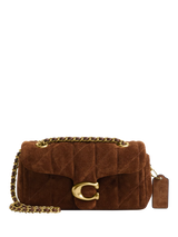 John Lewis Coach Tabby 20 Quilted Suede Shoulder Bag Brown- Buy online at McGrocer