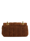 Coach Tabby 20 quilted suede shoulder bag brown, imported from the UK