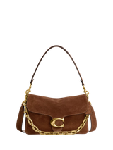 John Lewis Coach Chain Tabby Suede Multiway Shoulder Bag, Brown- Buy online at McGrocer