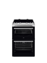 John Lewis Stainless Steel Induction Hob and Electric Cooker with Steam Cleaning and XXL Capacity- Buy online at McGrocer