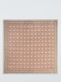 John Lewis lotus block print quilt multi king size, UK version