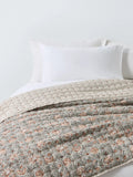 John Lewis Marigold Quilt Grey Mid king size, imported from the UK