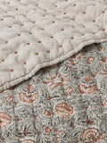 John Lewis Marigold Quilt Grey Mid king size, imported from the UK