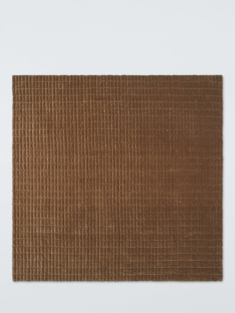 John Lewis velvet quilt copper king size, UK version