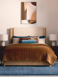 John Lewis velvet quilt copper king size, UK version