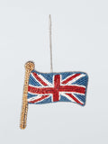 Perlen-Union-Jack-Baumschmuck