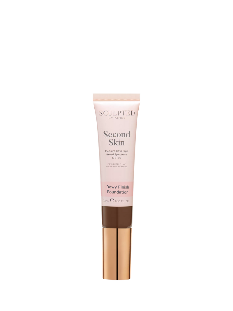 Sculpted By Aimee Second Skin Dewy Foundation, Deep 7.0