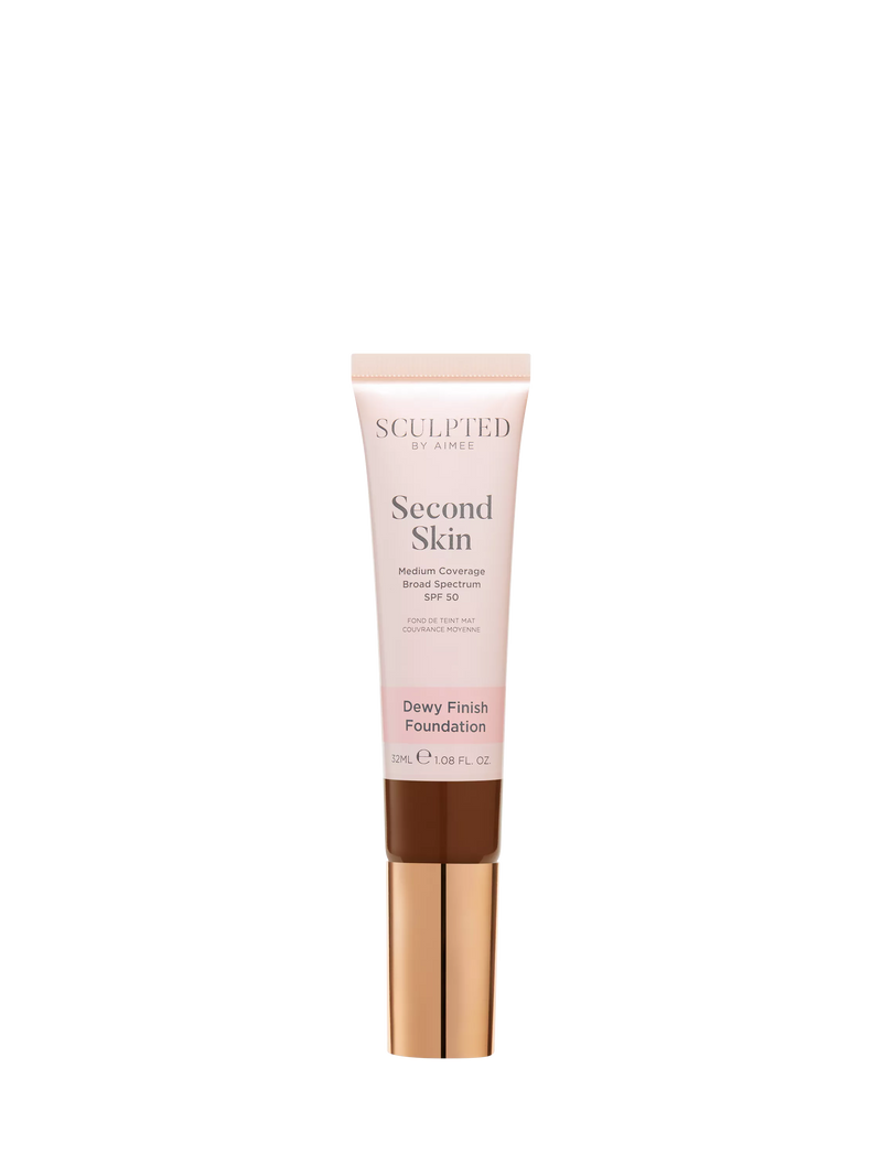 Sculpted By Aimee Second Skin Dewy Foundation, Deep Plus 7.5