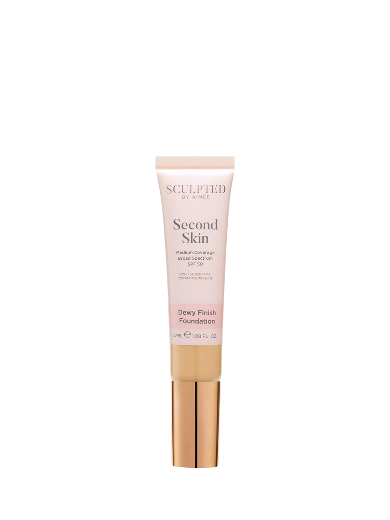 Sculpted By Aimee Second Skin Dewy Foundation, Medium 4.0