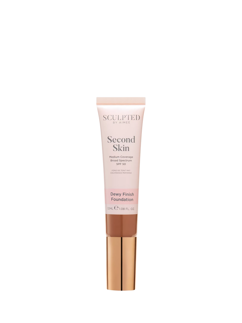 Sculpted By Aimee Second Skin Dewy Foundation, Rich 6.0