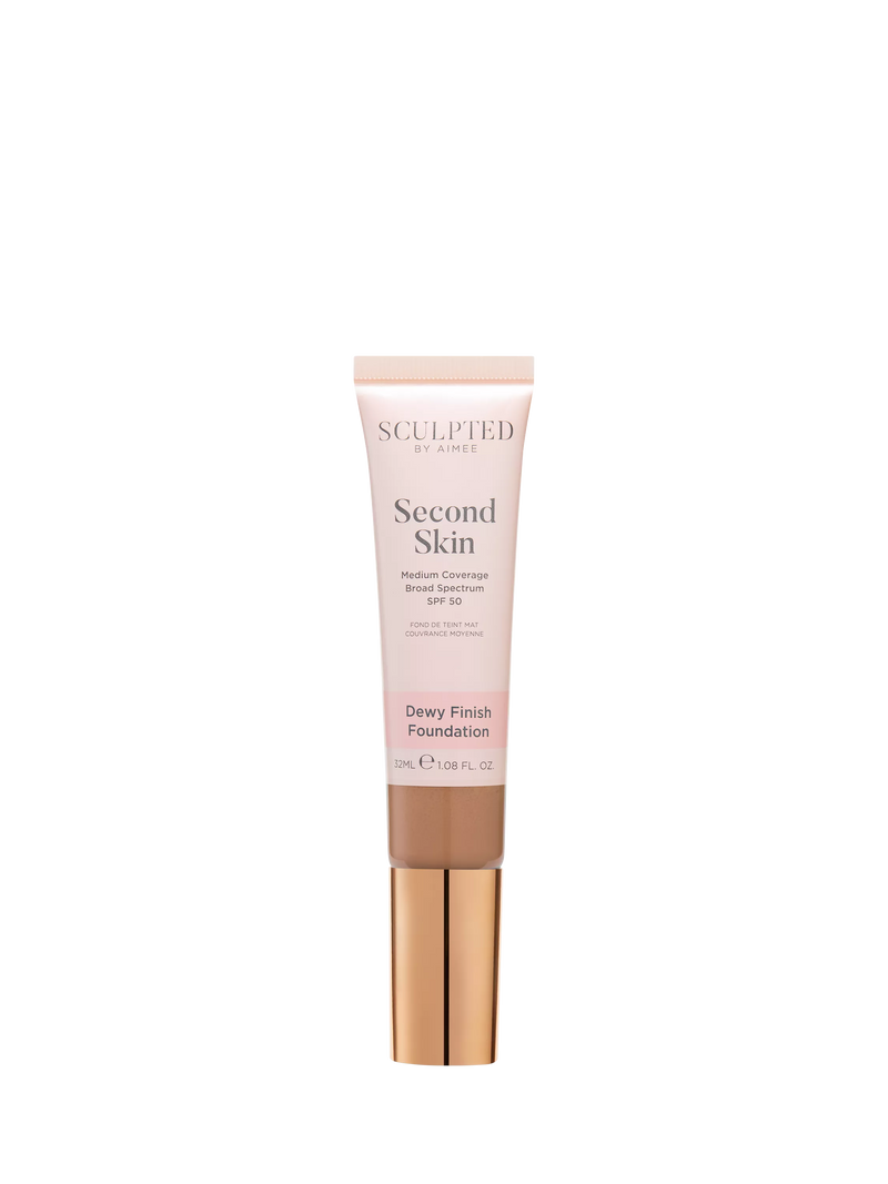 Sculpted By Aimee Second Skin Dewy Foundation, Tan Beige 5.75