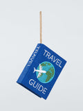 Travel Guide Book Christmas Tree Decoration