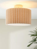 John Lewis Modern Scallop semi flush ceiling light marshmallow (British brand)