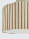 John Lewis Modern Scallop semi flush ceiling light marshmallow (British brand)