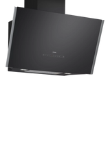 John Lewis Neff N90 Angled Chimney Cooker Hood, Black Glass- Buy online at McGrocer