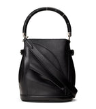 Ralph Lauren small leather floral bucket bag (British brand)