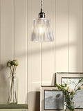 Laura Ashley Callaghan pendant ceiling light polished nickel - British product