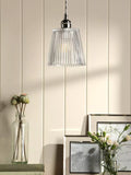 Laura Ashley Callaghan pendant ceiling light polished nickel - British product