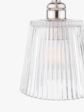 Laura Ashley Callaghan pendant ceiling light polished nickel - British product