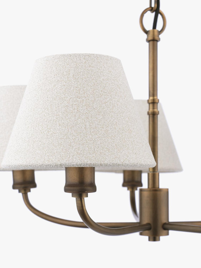 Laura Ashley Denston 5 light chandelier antique bronze, imported from the UK