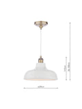 Laura Ashley Pussy Willow ceramic pendant light (British brand)