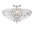 Laura Ashley Vienna crystal uplighter flush ceiling light, UK version