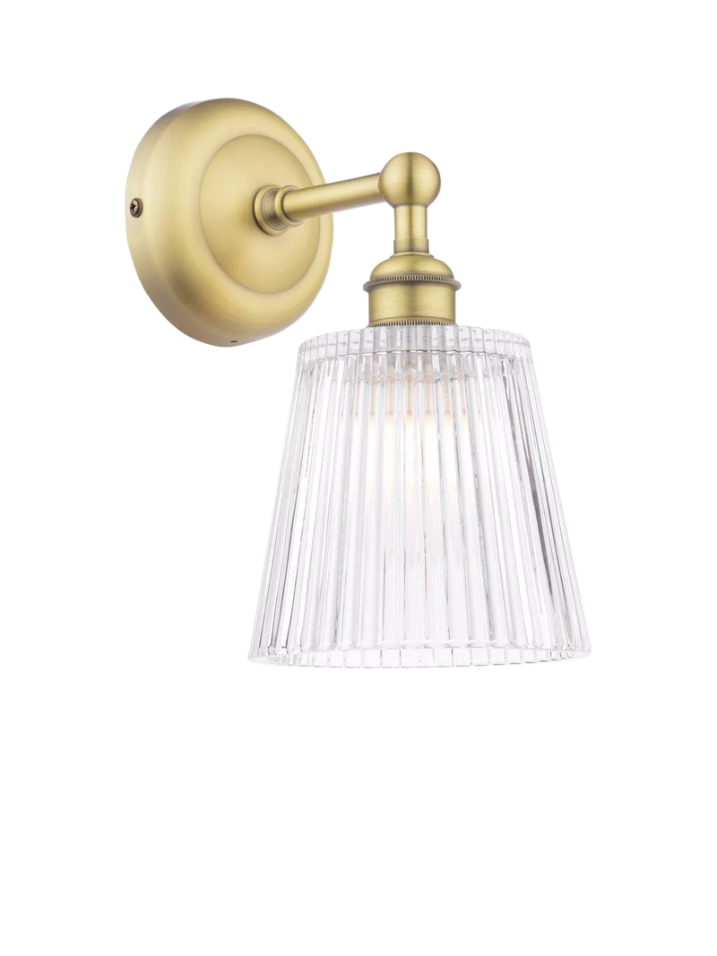 Laura Ashley Callaghan wall light antique brass finish (British brand)