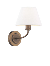 John Lewis Laura Ashley Denston Metallic Bronze Wall Light- Buy online at McGrocer