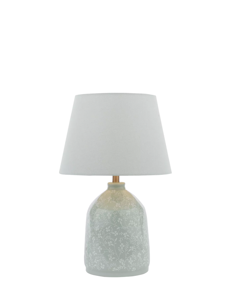 Laura Ashley Campion table lamp light blue - British product