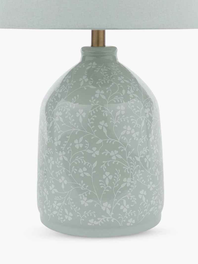 Laura Ashley Campion table lamp light blue - British product
