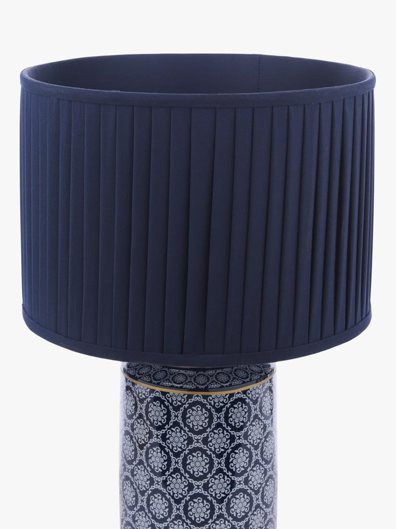 Laura Ashley Knipton blue ceramic table lamp, imported from the UK