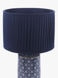 Laura Ashley Knipton blue ceramic table lamp, imported from the UK