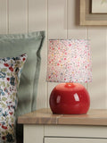 Laura Ashley Knowlton table lamp pink floral shade (British brand)