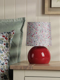 Laura Ashley Knowlton table lamp pink floral shade (British brand)