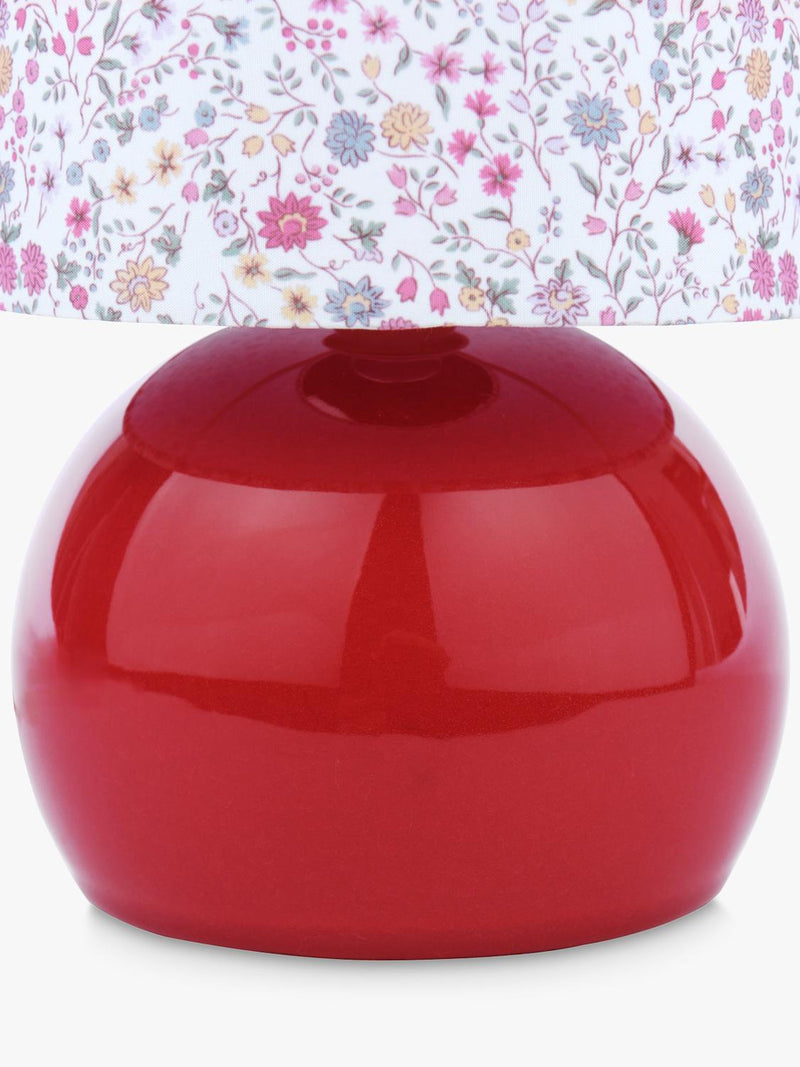 Laura Ashley Knowlton table lamp pink floral shade (British brand)