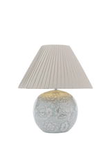 John Lewis Laura Ashley Montford Floral Ceramic Table Lamp, Light Blue- Buy online at McGrocer