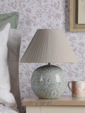 Laura Ashley Montford floral ceramic lamp H39cm, imported from the UK