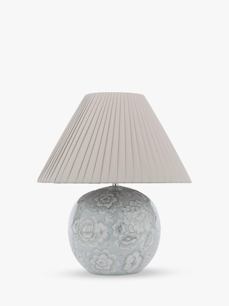 Laura Ashley Montford floral ceramic lamp H39cm, imported from the UK