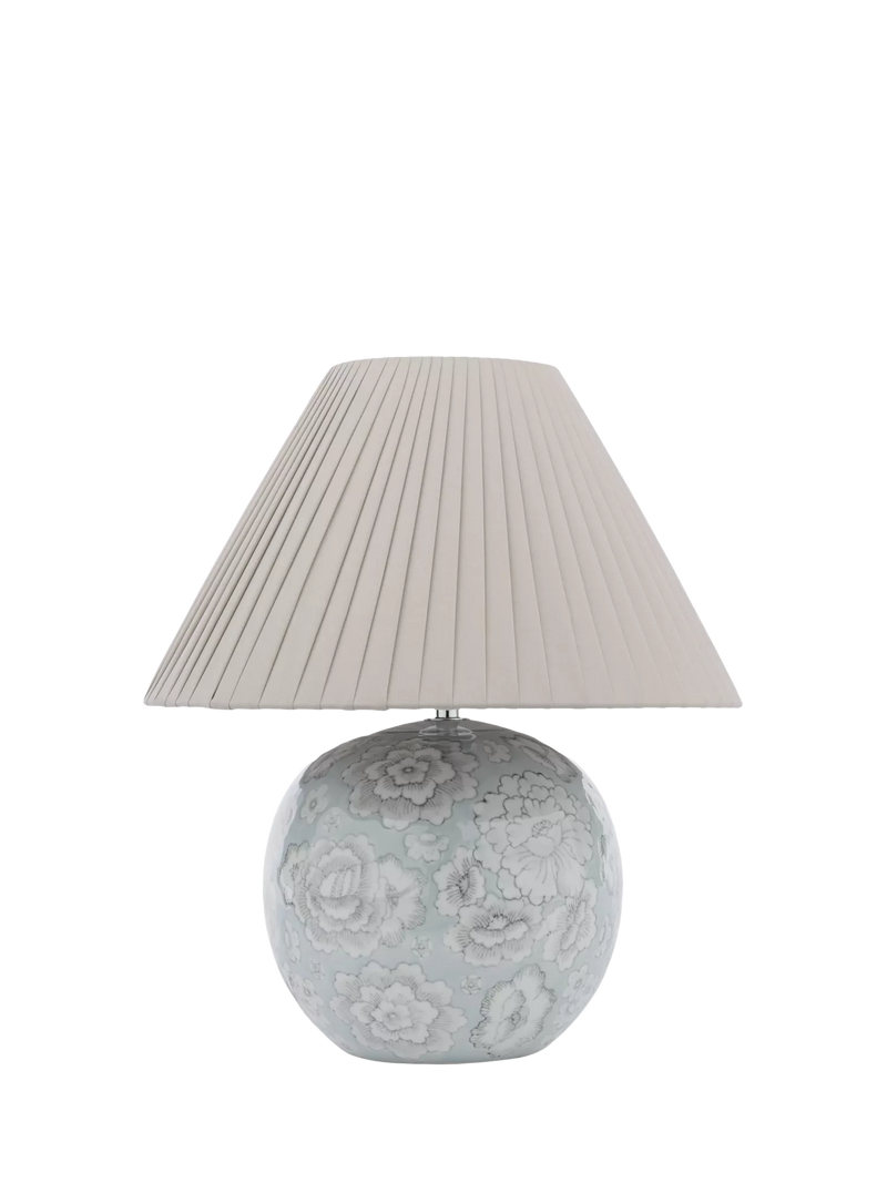Laura Ashley Montford floral ceramic lamp H39cm, imported from the UK