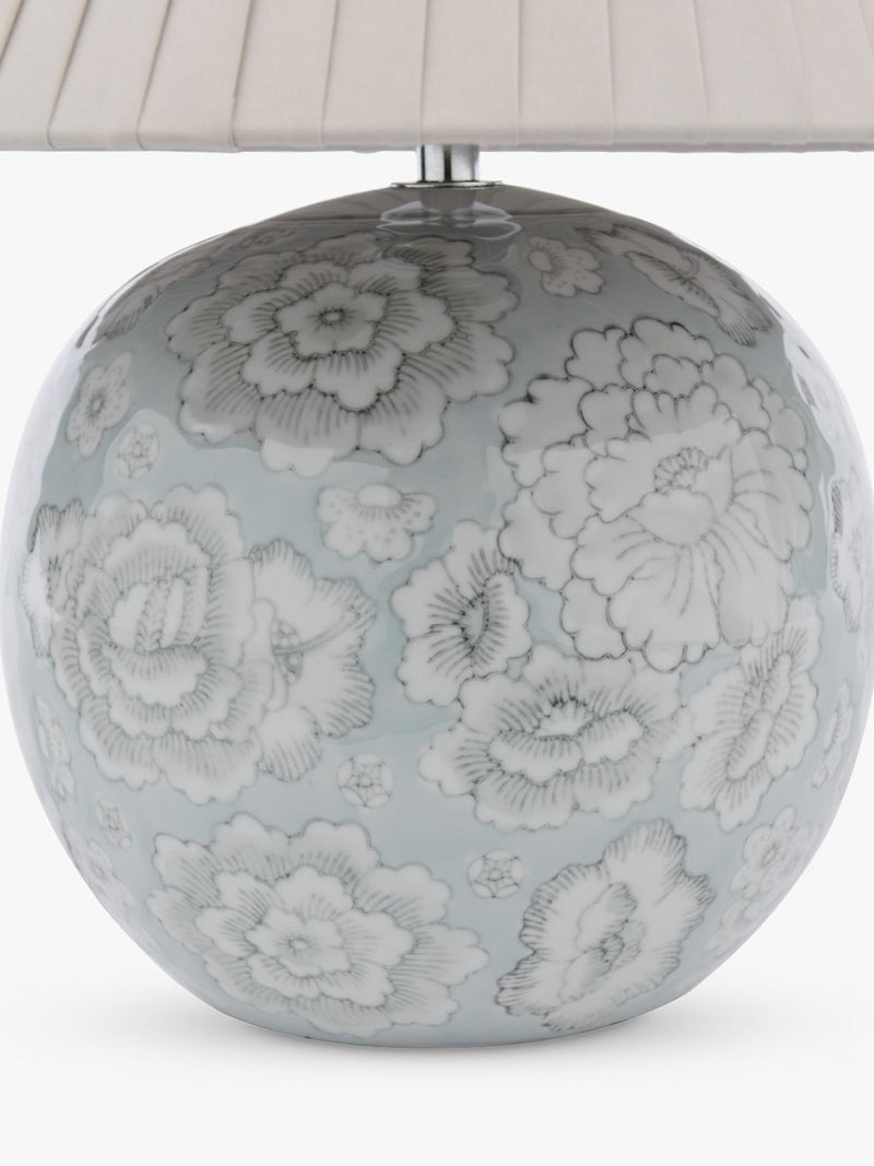Laura Ashley Montford floral ceramic lamp H39cm, imported from the UK