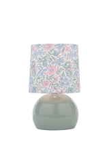 John Lewis Laura Ashley Sherston Table Lamp, Blue- Buy online at McGrocer