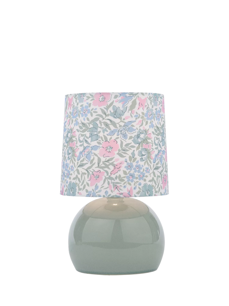 Laura Ashley Sherston table lamp blue, imported from the UK