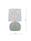 Laura Ashley Sherston table lamp blue, imported from the UK