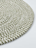 John Lewis woven cotton blend round placemat set of 4, imported from the UK