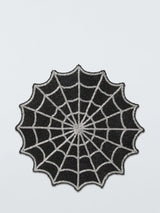 John Lewis John Lewis Halloween Beaded Spider Web Placemat Black 39cm- Buy online at McGrocer