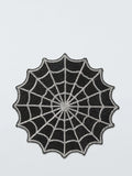 John Lewis Halloween beaded spider web placemat black, UK version