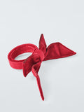 John Lewis napkin rings red velvet bow set of 2 - British product