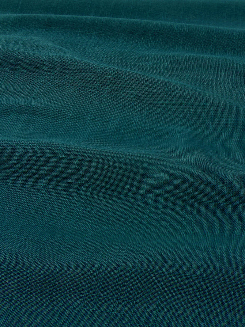 John Lewis rectangular cotton tablecloth dark peacock 140x180cm (British brand)