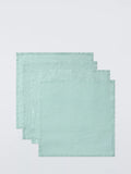 John Lewis cotton linen blend napkins set of 4 sage, imported from the UK
